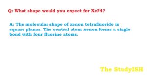 What shape would you expect for XeF4?